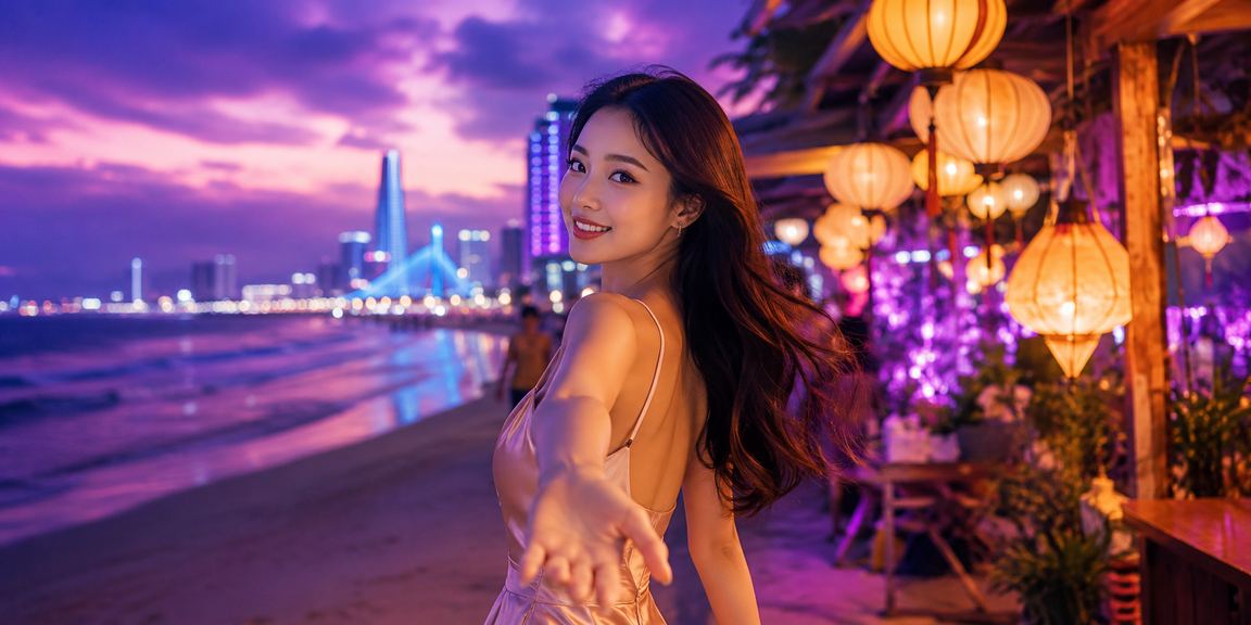 Người dùng Đà Nẵng truy cập nền tảng cá cược trực tuyến tại khu chợ đêm sôi động