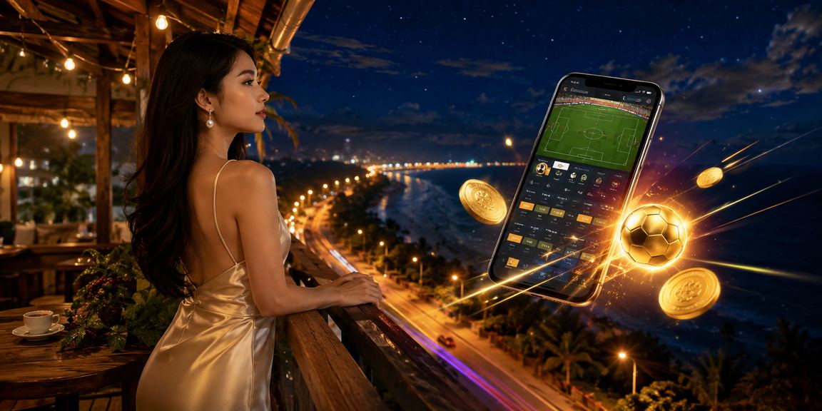 Người dùng xem cá cược thể thao tại Mũi Né với cà phê buổi sáng