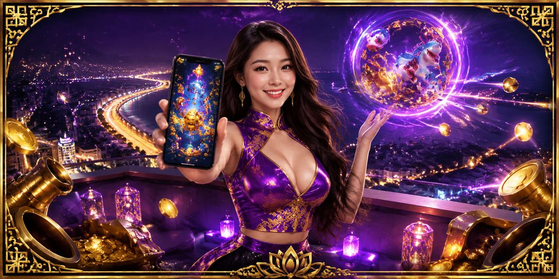 Ánh đèn neon buổi đêm tại Phan Thiết – bắn cá và giải trí